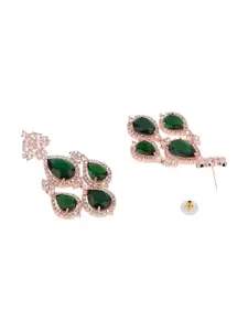 I Jewels Contemporary Drop Earrings