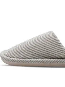 JENNA Men Striped Room Slippers