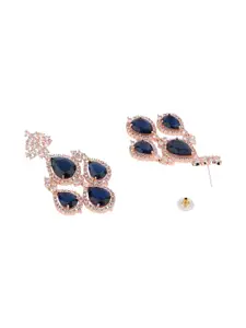 I Jewels Contemporary Drop Earrings