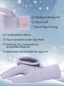 FabSeasons Women Acrylic Winter Gloves