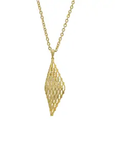 MEMOIR Gold-Plated Geometric Pendants with Chains