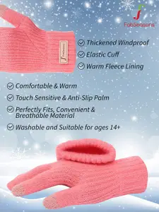 FabSeasons Women Acrylic Winter Gloves