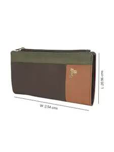 Baggit Women Colourblocked PU Two Fold Wallet