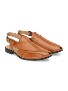 House of Pataudi Men Shoe Style Sandals