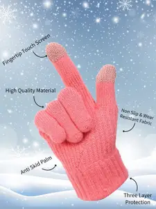 FabSeasons Women Acrylic Winter Gloves