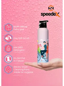 Speedex Multicoloured Single Stainless Steel Solid Water Bottle