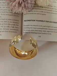 NVR Girls Handcrafted Gold-Plated Cuff Bracelet