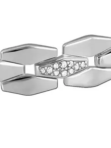 GIVA Men Sterling Silver Rhodium-Plated Wraparound Bracelet