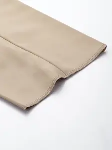 Louis Philippe Men Checked Slim Fit Formal Trousers