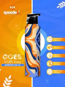 Speedex Multicoloured Single Stainless Steel Solid Water Bottle