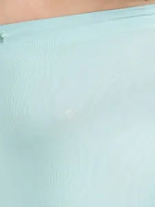 TWIN BIRDS Plus Size Solid High Rise Mermaid Fit Stretchable Saree Skirt