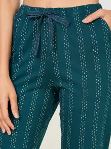 Dreamz by Pantaloons Striped Pure Cotton Lounge Pants
