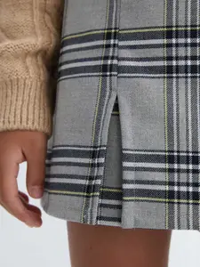 DeFacto Girls Checked Skorts Mini Skirt