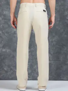 The Roadster Lifestyle Co Men Relaxed Fit Mid-Rise Trousers