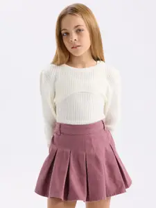 DeFacto Girls Round Neck Pullover