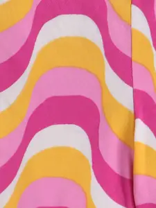 taffykids Girls Printed Top with Trousers