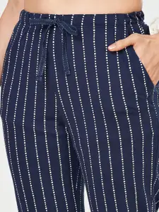 Dreamz by Pantaloons Striped Pure Cotton Lounge Pants