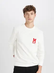 DeFacto Men Typography Pullover Sweaters