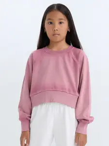 DeFacto Girls Round Neck Pullover Sweater
