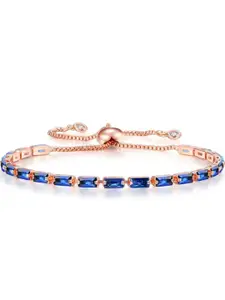 Nilu's Collection Women Cubic Zirconia Wraparound Bracelet