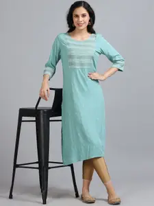 Marcia Women Ethnic Motifs Printed Thread Work Kurta