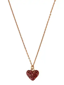 Accessorize Heart Shaped Pendants with Chains