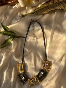 The Jewellery Tale Brass Gold-Plated Choker Necklace