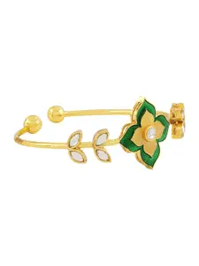 TEEJH Women Gold-Plated Bangle-Style Bracelet
