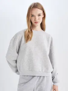 DeFacto Women Knitted Pullover Sweatshirt