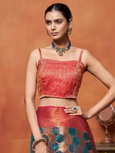 KALINI Woven Design Zari Banarasi Saree