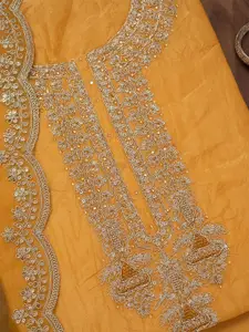 Koskii Embroidered Unstitched Dress Material