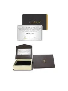 Clara Rhodium-Plated Heart Shaped Pendants with Chains