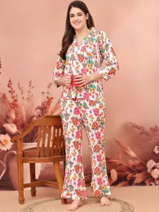 Boston Club Women Printed Night suit