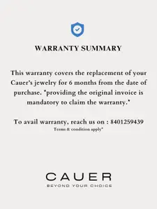 CAUER 925 Sterling Silver Rhodium-Plated Contemporary Pendants with Chains