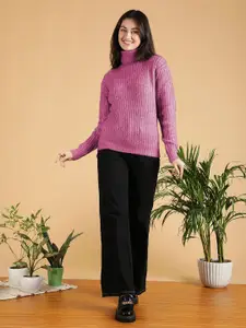 Stylecast X Kotty Women Turtle Neck Pullover Sweaters