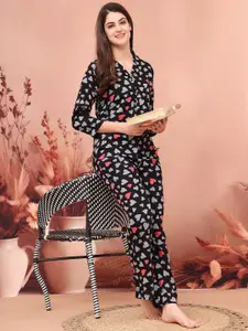 Boston Club Women Printed Night suit