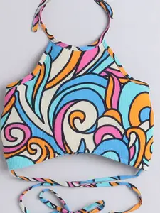 taffykids Girls Printed Top with Skirt