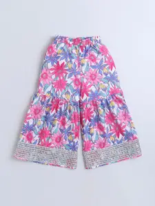 taffykids Girls Printed Top with Trousers