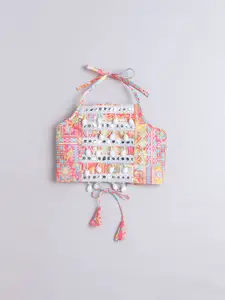 taffykids Girls Printed Top with Trousers