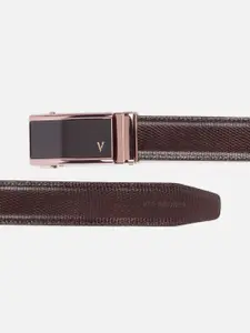 Van Heusen Men Textured Leather Formal Belt