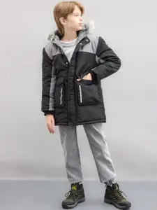 DeFacto Boys Colourblocked Parka Jacket