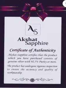 AKSHAT SAPPHIRE Men Sterling Silver Gold-Plated Wraparound Bracelet