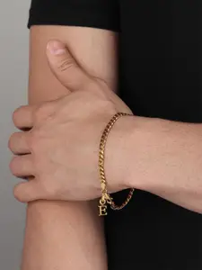 AKSHAT SAPPHIRE Men Sterling Silver Link Bracelet