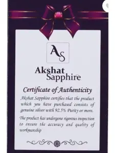 AKSHAT SAPPHIRE Men Sterling Silver Link Bracelet