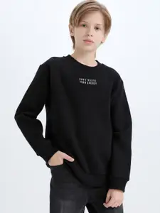 DeFacto Boys Typography Printed Pullover