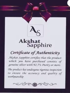 AKSHAT SAPPHIRE Men Sterling Silver Gold-Plated Wraparound Bracelet