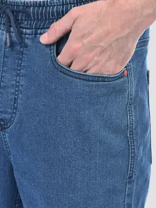 INKD Men Relaxed Fit Light Fade Stretchable Jeans