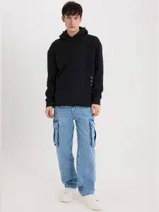 DeFacto Men Typography Printed Pullover