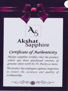 AKSHAT SAPPHIRE Men Sterling Silver Gold-Plated Wraparound Bracelet