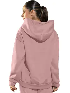 London Hills Women Printed Hooded Sweatshirt